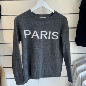 Philosophy Cashmere Paris Sweater. Size M - Dark Grey. Like New Barely Worn